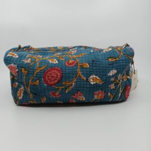 Hand blockprint toilettery bags